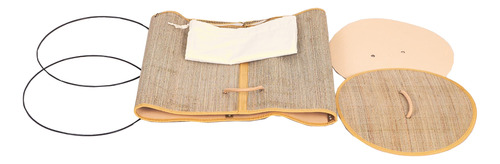 Cesto Redondo Plegable Impermeable Con Tapa Y Asas, Organiza