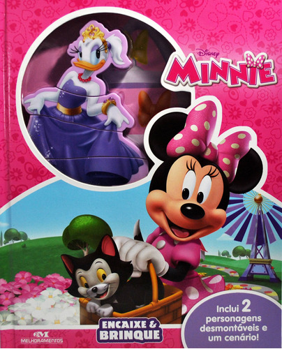 Minnie: Encaixe e Brinque, de Disney. Série Encaixe e Brinque Editora Melhoramentos Ltda., capa dura em português, 2015