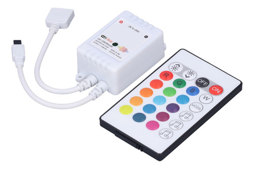 Controlador De Led: Controle Remoto Inteligente Rgb De 24 Te