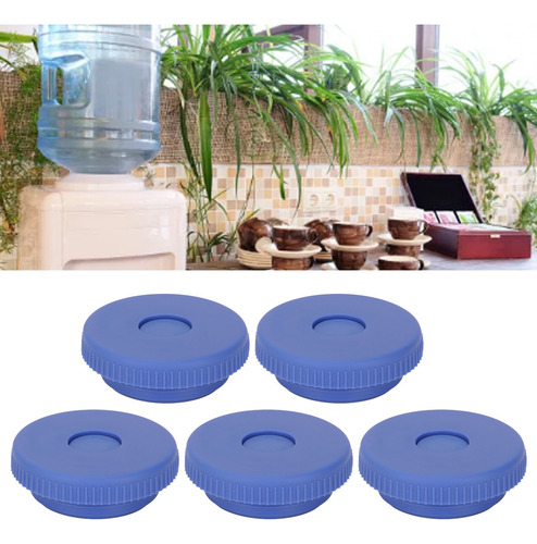 5 Tapones De Agua De Silicona De Repuesto Reutilizables De 5