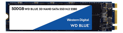 Disco sólido interno Western Digital  WDS500G2B0B 500GB azul