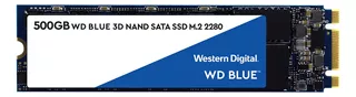 Disco sólido interno Western Digital WDS500G2B0B 500GB azul