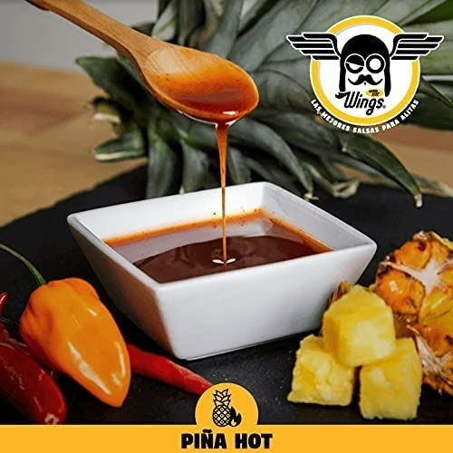 Imagen 4 de 5 de Salsa Picante Piña Hot Para Alitas 3.8 L Al Mejor Precio