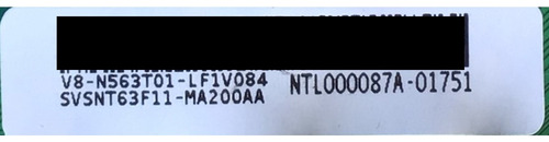 Main Fuente Tcl / Svsnt63f11-ma200aa / Tpd.nt72563.pb772 (Usado)