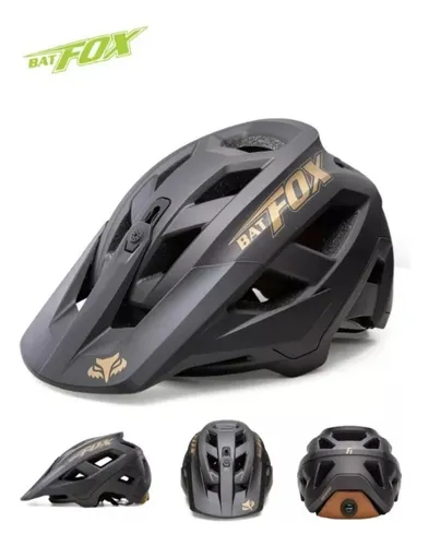 Casco Ultraligero Batfox Para Bicicleta De Montaña