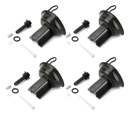 4x Kit Carburador Diafragma Émbolo Para Honda Cb400 Vtec