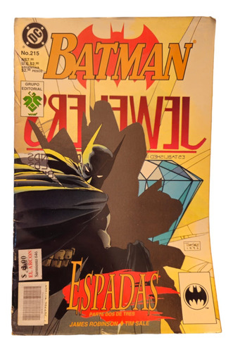 Dc Comics Batman Espadas Parte 2 De 3 N°215 Editorial Vid