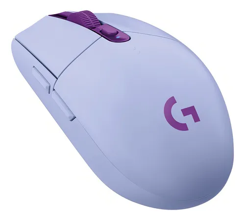 Mouse gamer de juego inalámbrico Logitech GSerie G Lightspeed G305 lila