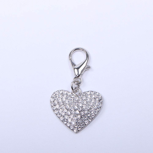 Sks Pet Tm Perro Gato Bling Corazón Completo Diamantes De I
