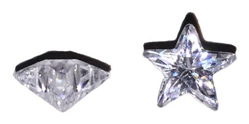 Hermoso Diamante Creado Corte Estrella 7x7mm