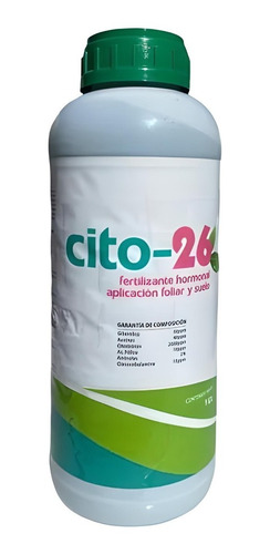 Cito-26, Fertilizante Hormonal Floración Crecimiento 1 Litro