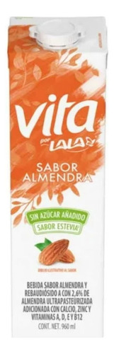 3 Pza Bebida Lala Vita Almendra 960 Ml