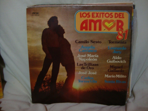 Vinilo Los Exitos Del Amor 81 Napoleon Guibovich Sesto Cp1