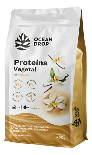 Foto Proteína Vegetal Ocean Drop Vegano no Mercado Livre