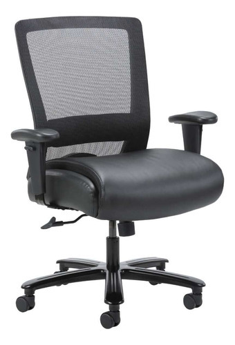 Boss Office Products Big And Tall Mesh Task Silla De Capaci. Color Negro
