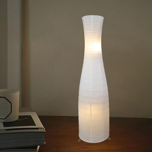 Lámpara De Pie De Papel Decorativa, Estilo Jarrón