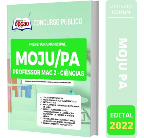 Apostila Concurso Moju Pa - Professor Mag 2 - Ciências