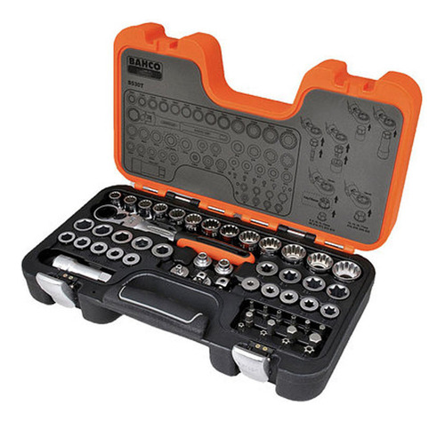 Bahco Juego De Dados Socket Set.53 Pcs