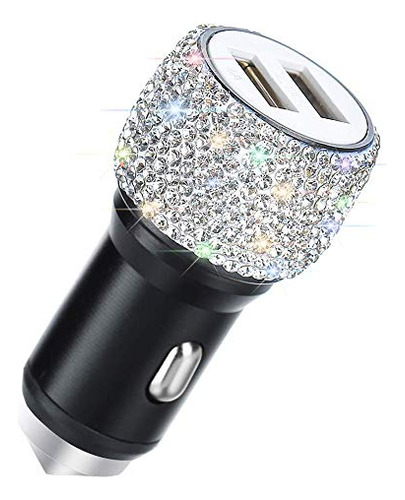 Cargador Vehiculo Doble Usb Adaptador Brillante Para Xs