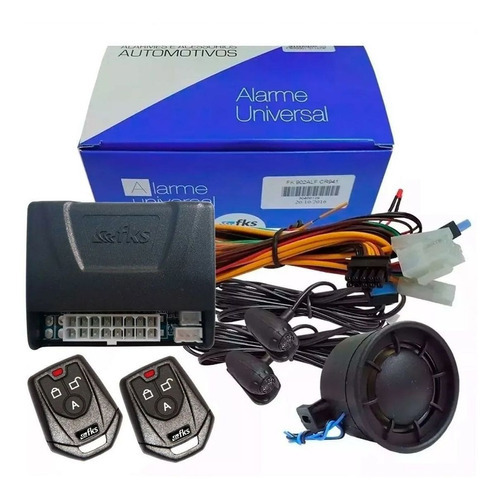 Alarme Automotivo Fks Fk902 Sb Plus C/ 2 Controles + Funções