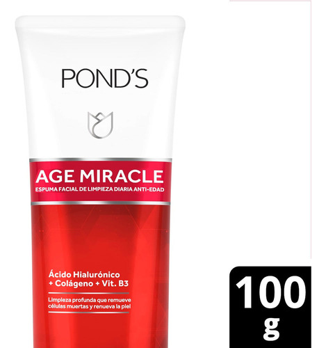 Espuma Limpiadora Facial Pond´s Age Miracle X 100g