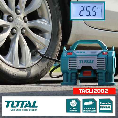 Imagen 4 de 7 de Compresor Inalámbrico 20v 160psi Total