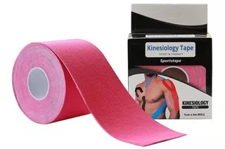 Bandagem Elástica Adesiva Kinesiology Ktape 5cm X 5m Fita
