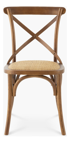 Silla Madera Tradition Rattan Nogal Form