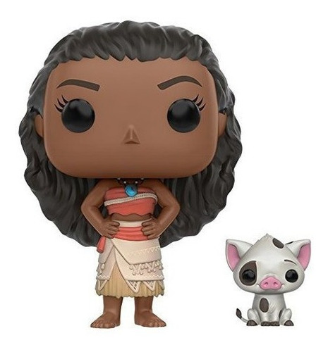 Figura De Acción Pop Disney: Moana  Y Pua