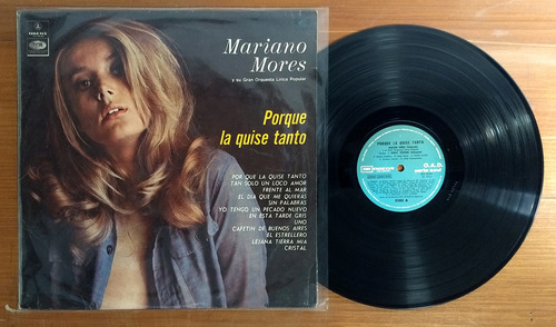 Mariano Mores Porque La Quise Tanto Disco Lp Vinilo