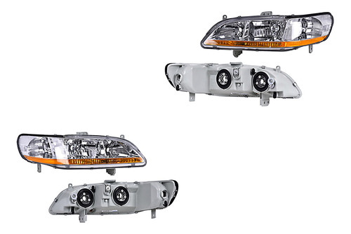 Set Faros Del P/halog Depo Honda Accord 98/00