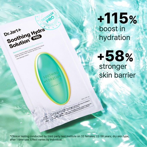 Máscara Facial Dr.jart+ Dermask Soothing Hydra Solution 27ml