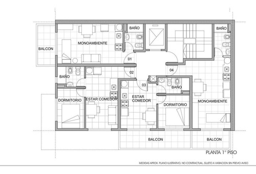 Imagen 6 de 15 de Venta - Departamento - Un Dormitorio Frente Con Balcón - Urquiza 3396 Entre Iriondo Y Crespo - Luis Agote
