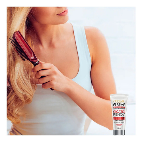 Leave-in Cicatri Renov 50ml Elseve Loreal Plástica Capilar