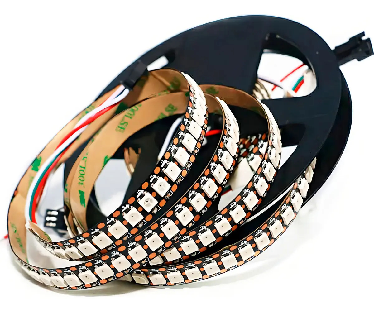 Fita Led RGB Digital 144 Leds 1m WS2812B 5050 5V IP30 WD LEDS