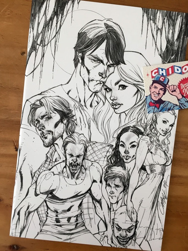 Comic Set - True Blood #1 Al #5 Scott Campbell Variants