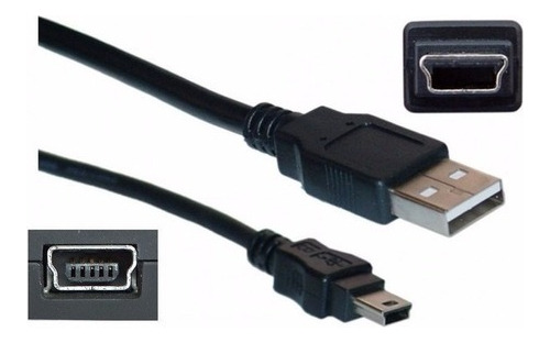 Cable Mini Usb A Usb Macho Camara Tablet Celular Playstation