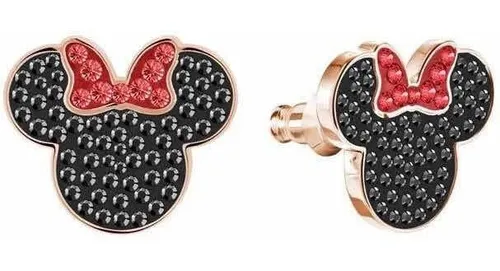 Minnie mouse earrings swarovski hot sale
