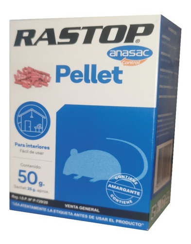 Veneno De Raton Pellet 50gr 