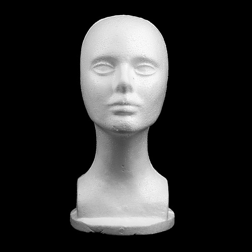 Imagen 5 de 6 de 12 '' Maniquí De Espuma De Cabeza Femenino Para Estilistas