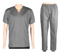 Comprar Conjunto Médico Enfermero Casaca Pantalón Gris