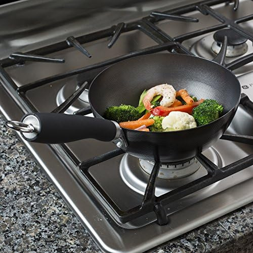 Wok Ecolution De Acero Al Carbono Antiadherente Con Mango Re