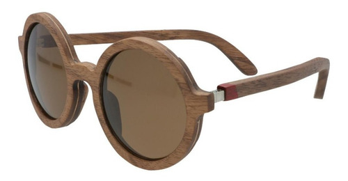 Imagen 2 de 3 de Lentes De Sol Dama Gafas Caballero Original Moda Tipo Bambu