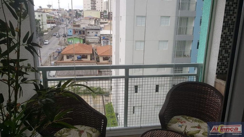 Imagem 3 de 15 de Apartamento Com 2 Dormitórios Suíte 58 M² - Shopping Maia - Guarulhos/sp - Ai12211