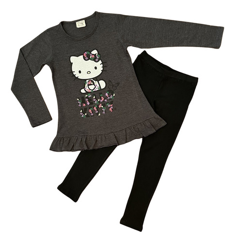 Conjunto Polera+calza Hello Kitty S121065-29