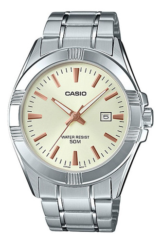 Reloj Para Unisex Casio Mtp-1308d-9av Plateado