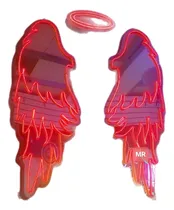 Comprar Alas De Ángel Espejo Luces Led Neón Para Decoración Fiestas