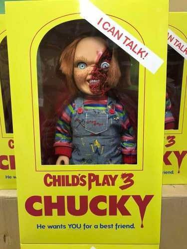 Figura de acción  Chucky Talking - Pizza Face de Mezco Toyz