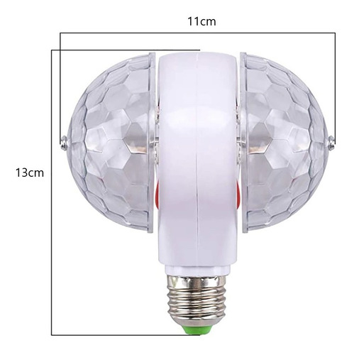 Combo Luces Dj Laser Lluvia + Bola Rayos Doble Led Giratoria