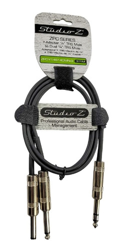 Cable Plug Stereo 6.5'' A Mono 6.5'' Plug Mono Musicapilar